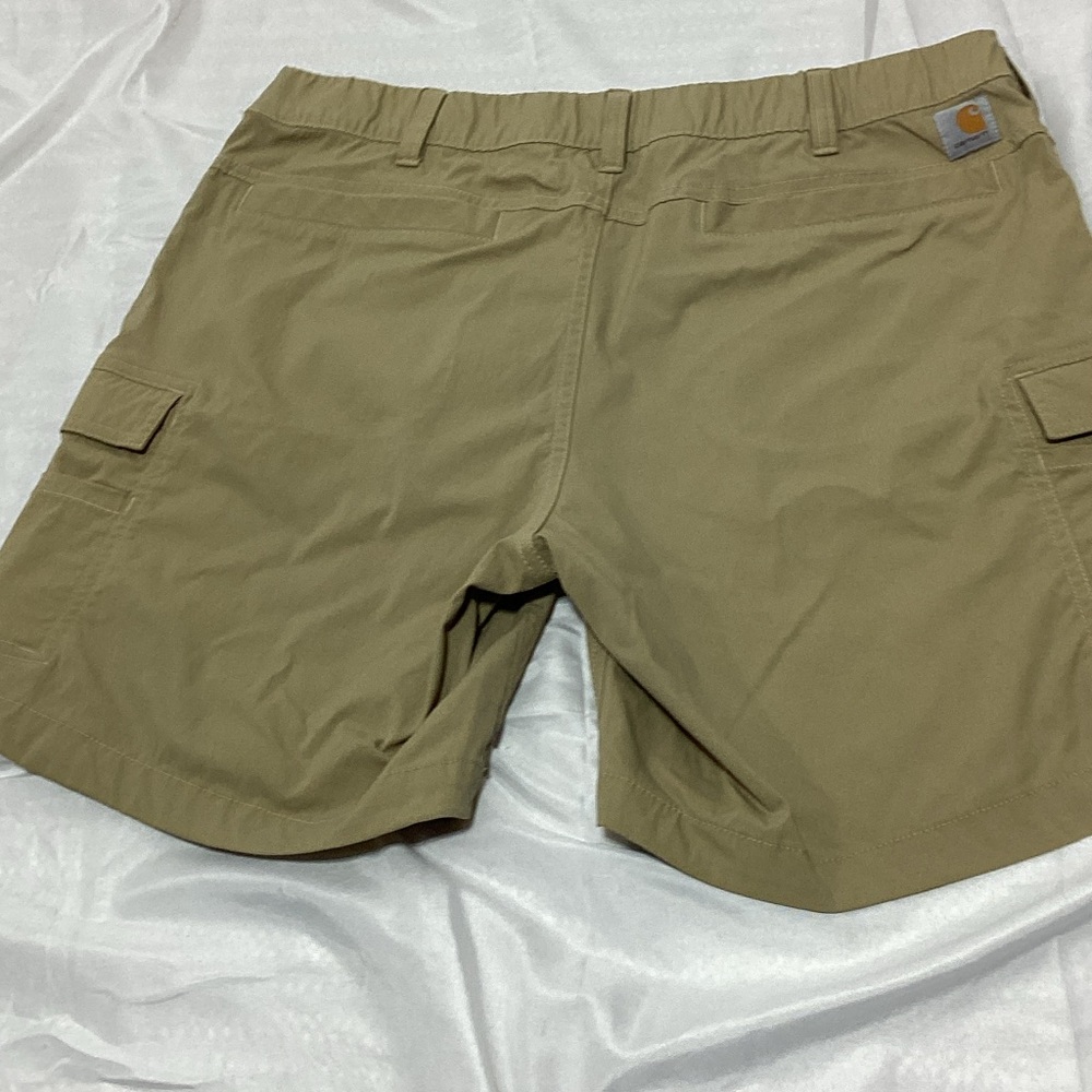 Carhartt Women's Cargo Shorts Size 12 in Black and Tan Flawed* - Picture 6 of 15